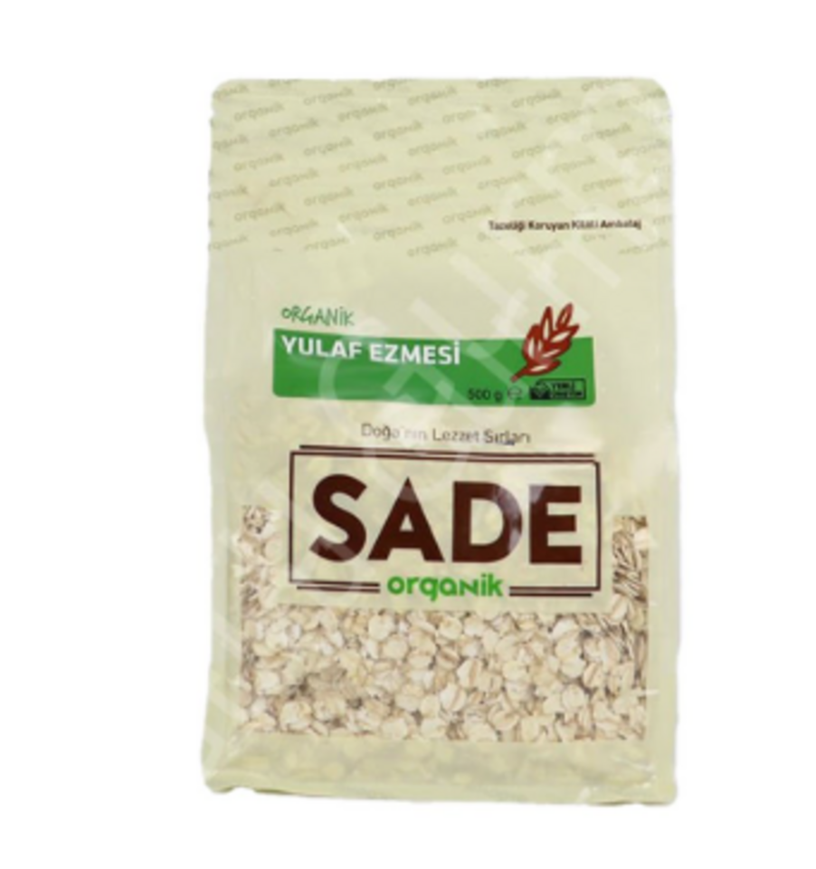 SADE ORGANİK YULAF EZMESİ 500 GR